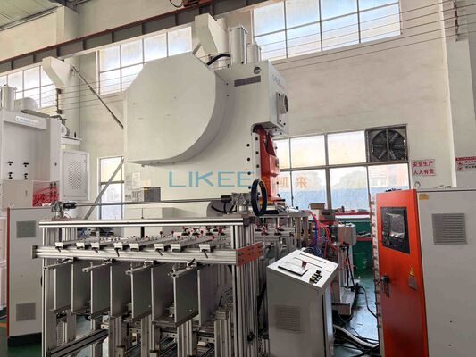 63 Tonnen hohe Geschwindigkeit Aluminiumfolie Behälter Herstellung Maschine für 24 Stunden kontinuierlichen Betrieb