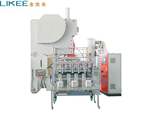 Aluminiumfolienbehältermaschine mit 35 bis 70 Hüben pro Minute für glatte Wandbehälter und C-Rahmenstruktur