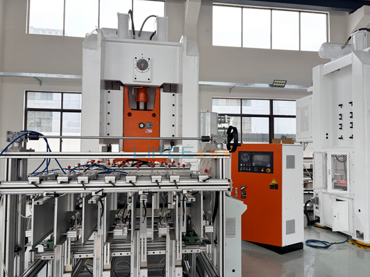 Aluminiumfolie-Container-Maschine 660ml 28 Mikron Produktionslinie unterstützt den Wechsel zwischen Dünn- und Schwermaschinen-Produktion