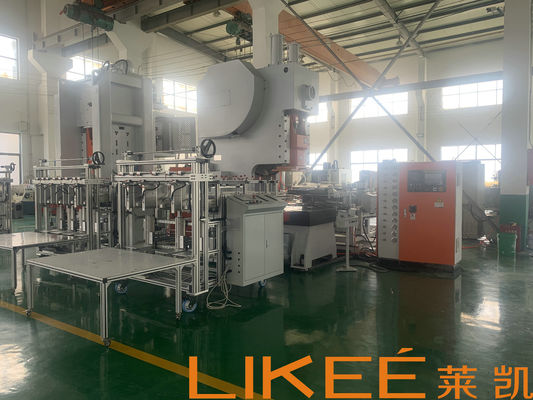 63-Tonnen-Aluminiumfolienbehälter-Herstellungsmaschine, gefriergeeignet, rechteckige, volle Größe, Grillpfanne