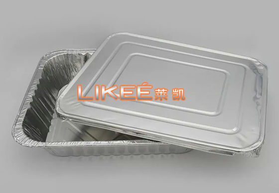 Gefrierschrank-sicherer Aluminiumfolie-Nahrungsmittelbehälter 1000 ml Eco freundlich